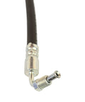 Durable Rubber Brake Hose 3/16 Inch ID By 18 Inch Length With 3/8-24 Male To Female Swivel Fittings DOT Approved SAE J1401