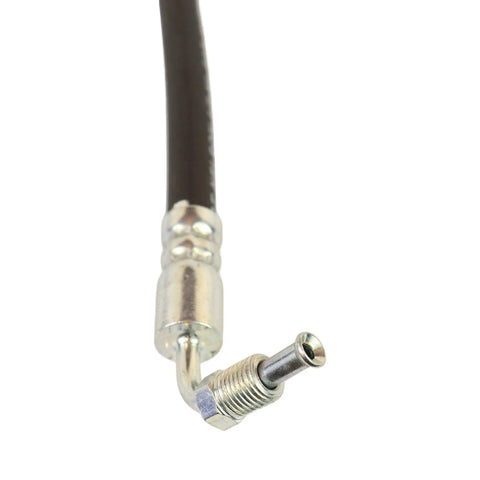Durable Rubber Brake Hose 3/16 Inch ID By 18 Inch Length With 3/8-24 Male To Female Swivel Fittings DOT Approved SAE J1401