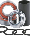 Sealed 19mm Mid Bottom Bracket For Press Fit MID Frames With Chainline Spacers, Easy Install, Includes 6061-T6 Aluminum Dust Spacer And Adjustable Spacer Set For 19mm Cranks