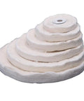 Premium Cloth Buffing Wheel Grinding Pad Compatible With 3 To 8 Inch Bench Grinders, layered cotton buffing wheels.