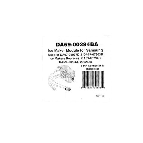 Packaging of Ice Maker Module Replacement DA59-00294B For Samsung Refrigerator Freezer 8 Pin Connector