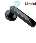 Fingerprint Door Lock With 4 In 1 Keyless Entry Biometric Smart Touchscreen Lock Bluetooth App Control Code Or Mechanical Key Unlock