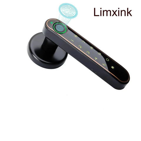 Fingerprint Door Lock With 4 In 1 Keyless Entry Biometric Smart Touchscreen Lock Bluetooth App Control Code Or Mechanical Key Unlock
