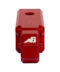 Recovery Shackle Block Assembly For 2 Inch Hitch Receivers With D Ring Red Finish Heavy Duty Off Road Gear 13,000 Lb Working Load