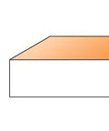 Image showing detailed dimensions for mortise and tenon joints using Hardcore Three Piece Router Bit Set For Entry AND Interior Doors Featuring Anti Kickback Design AND Nonstick Orange Shield Coating With Tough Carbide Edges For Straight Shooting Woodworking On Router Tables.