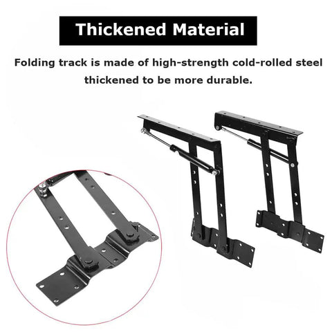 Hydraulic Lift Hinges For Tables 2 Pack 50 Kg Load Capacity Turn Your Coffee Or Study Table Into A Height Adjustable Lift Surface