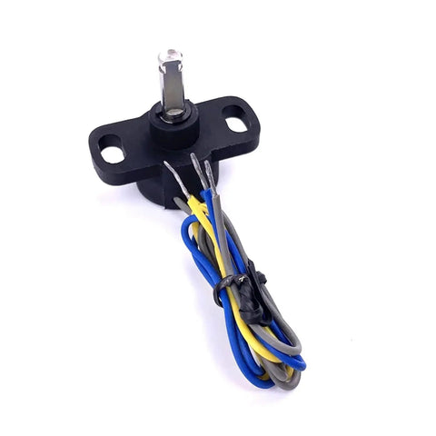 Angular Displacement Sensor WDA-D22-A Absolute Encoder for Precise Angle Measurement, No-Contact Magnetic Angle Sensor With High Resolution, Low Drift, Excellent Linearity, Wide Temperature Range, Rugged For Water And Oil, Vibration And Impact; black wired sensor