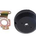 90 Degree Angled Marine Helm Bezel Kit For Steering Wheel Universal Rudder Fit Plug And Play Upgrade showing steel frame components.