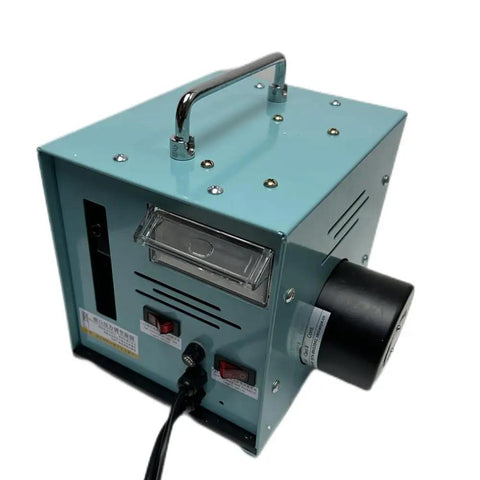 Heavy Duty Electric Crimping Tool 60 Watt Cold Presser With Interchangeable Die Sets Power Corded Handheld Kit rear view with controls.