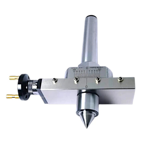 Tailstock Taper Turning Attachment With Revolving And Dead Centers For Lathe Pro Grade Precise 0.75mm Per Rotation Fine Adjustment