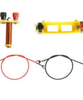 Two Pack Education Electromagnet And Electric Circuit Lab Kit components including wires and connectors displayed on white background