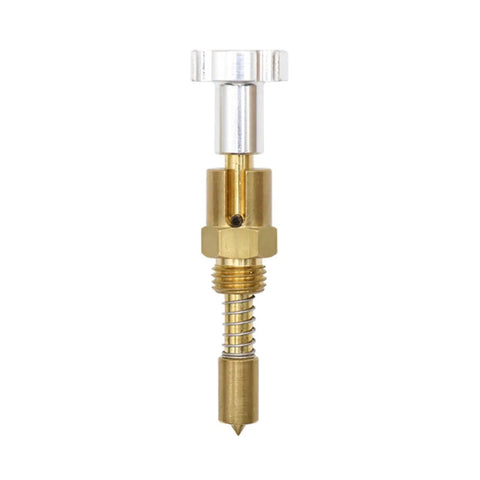 Heavy Duty Motorcycle Carburetor Fast Idle Screw And Manual Choke Plunger, metal, for precise throttle control and smooth cold starts.