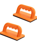 Two Pack Push Block With Ergonomic Handle And Non Slip Pad For Table Saw Router Table Bandsaw And Jointer Woodworking Safety Tool Set For Secure Material Control Premium Woodworking Safety Accessories For Precise Cuts And Safer Operation shown