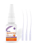 Pro Grade 30g Shoe Glue for Soles and Heels Instant Bond Clear Waterproof Quick Dry Adhesive Strong Shoe Repair Glue with three applicator tips