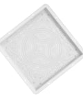 White Path Maker Paver Mold For Garden, Reusable Outdoor Pavement Mold, Create Antique Walkways And Patios
