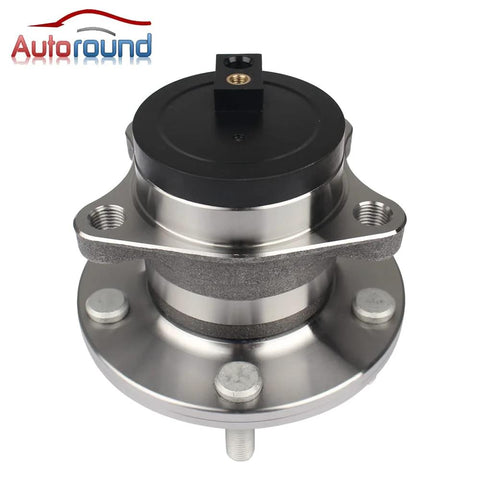 Rear Wheel Bearing And Hub Assembly For 2007 2016 Mazda CX-9 FWD With 5 Lug And ABS, 140mm Flange Diameter, top view