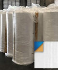 Top Shelf 2 Inch Fiberglass Insulation Roll With Psk Facing For Metal Buildings And Pole Barns stacked in warehouse, showing insulation material.