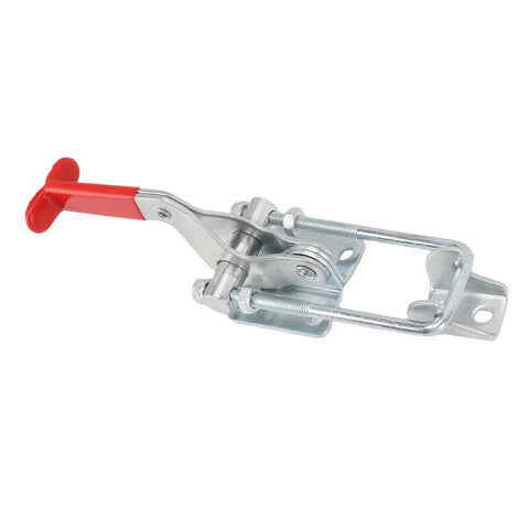 Heavy Duty Toggle Catch Latch Lock Clamp For Engineering Machinery And Mechanical Gear, steel flip lock clamp with red handle