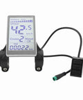 Electric Bike Display Screen Replacement 24V 36V 48V 60V LCD Meter For 31.8mm Or 22.2mm Mount, 5 Pin M5 Electric Bike Screen