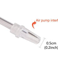 Air pump interface for Undersea Treasure Chest Diver Action Aquarium Ornament showing 0.5cm measurement.