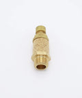 Heavy Duty Brass 1/8 Inch Male Npt Pneumatic Muffler Exhaust Throttle Air Filter for industrial noise reduction.