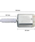 Must Have Door Lock Actuator Motor For Mitsubishi Outlander And Asx 2011 To 2020 Central Power Locking Replacement Oem Fc280Pt20150 side view with dimensions