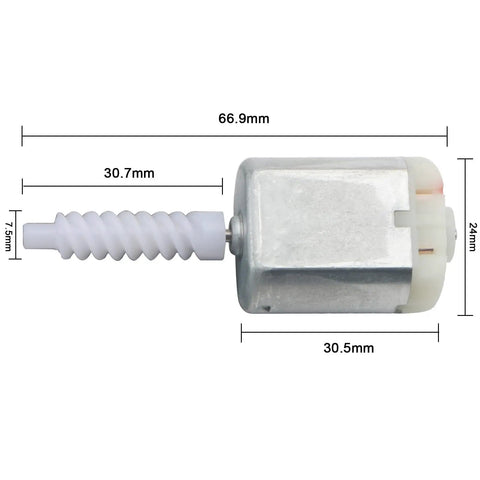 Must Have Door Lock Actuator Motor For Mitsubishi Outlander And Asx 2011 To 2020 Central Power Locking Replacement Oem Fc280Pt20150 side view with dimensions