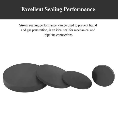 20 Pieces Rubber Round Spacers 2Mm Thick For Vibration Damping In Industrial Gear, Solid Gaskets, 6Mm Diameter, Black, Built To Last, Anti Slip, Elastic And Tear Resistant Rubber Plates shown as black round seals