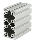 2 Inch By 4 Inch T Slotted Aluminum Extrusion For DIY Projects With Twelve Open T Slots High Strength 6063 T6 Aluminum Smooth Clear Anodized Finish Perfect For Linear Rails Track Guides And Custom Machinery.