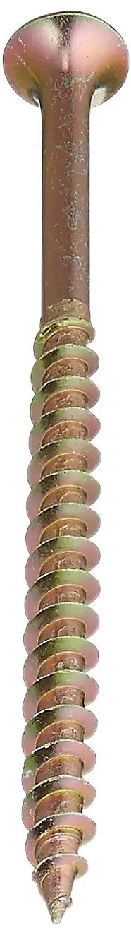 All Purpose Wood Screws With Phillips Drive 8 Inch By 3 Inch 1 Pound Box Yellow Zinc Finish Bugle Head Sharp Point Great For Interior Projects And Quick Easy Start Heavy Duty Interior Use
