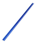 Blue Aluminum T Track Extrusion 0.6 Inch Thick 0.75 Inch Wide 0.375 Inch Deep With Six Pre Drilled Holes for T Slot Jigs Workbenches
