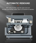 Dope Pro Grade Fiber Cleaver For FTTH Splicing With CNC Aluminum Body demonstrating auto return feature