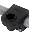 Rail Mounting Adapter For One And One Quarter Inch Square Or Round Rails, Post Mount Ready, Stainless Steel Fasteners, No Drilling Required