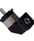 Nailed Fit Precision 90 Degree Right Angle Planetary Gearbox 2 Stage Speed Reducer with 19mm input shaft and compact design.