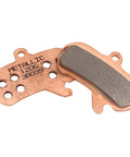 X Large Sintered Disc Brake Pads For Maven 2024 And Up Steel Backed, heat-resistant compound for MTB bikes, front view.