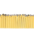 20-piece 1/4in carbide-tipped lathe cutter set with gold-colored shanks