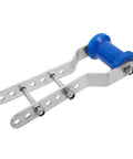 Adjustable Boat Trailer Roller with Rubber Wheel and Steel Bracket for Hull Support, Sealed Bearing Design