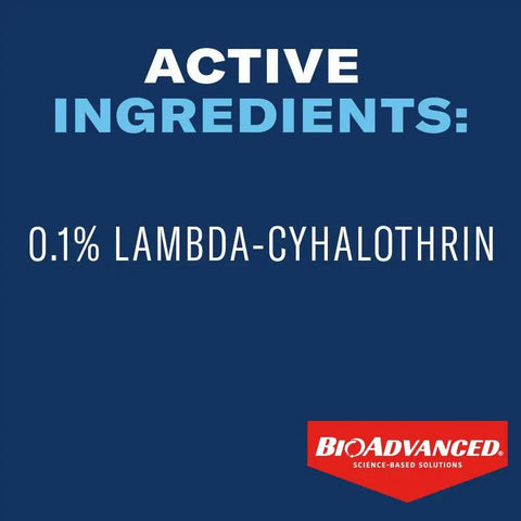 Active ingredient Lambda-Cyhalothrin 0.1% in 24 Hour Lawn Insect And Fire Ant Killer Granules For Outdoor Pest Control