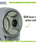 Close-up of Go-To Half Inch Drive Round Head Ratchet With Double Pawl Design And 72 Teeth For A Smooth Five Degree Action