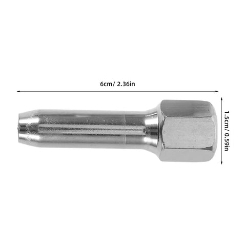 Two Pack Universal Grease Coupler Set With Quick Release For Standard Grease Guns, Heavy Duty Steel Fittings, 6.00x1.50x1.35 Cm