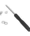 Killer 304 Stainless Steel Flat Head M3 Machine Screw Kit Bundle With Nuts Washers Wrench Keys Solid For Heavy Duty Home Repair And DIY Fixes Durable Anti Corrosion Metal Hardware 662 Pieces Smart Storage Box wrench, nuts and washers