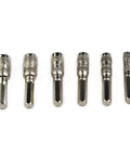 Six Point Hex Socket Kit With H4 Shank For Rusted Fasteners, 2.5mm To 5mm Metric Nut Driver, six hex bits aligned