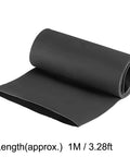 Heavy-Duty Heat Shrink Tubing 4 Inch Diameter, 6.38 Inch Flat Width, 1 Meter Length, 2 To 1 Shrink Ratio, Black Cable Sleeve, Premium Electrical Insulation, High Temperature Up To 105C, 1000V Rating, 1 m rolled