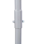 Close-up of Heavy Duty Electric Trailer Dolly component, showcasing durable metal joint with bolts for towing stability.