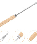 Ergonomic Wooden Handle Weed Puller Tool For Gardeners Lightweight Weeding Tool For Dandelions And Weeds