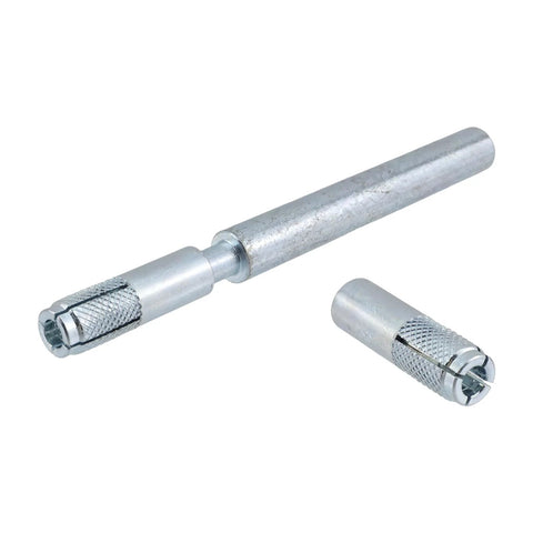 3/8 Inch 16 Internal Thread Drop In Anchors Zinc Plated Wedge Anchors For Concrete Brick Block With 50 Pcs And 2 Hand Setting Tools Included