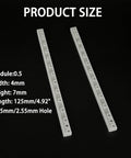 10 Pack 0.5 Module Plastic Gear Kit With Long Strip Rack Gear for DIY Model Toys RC Cars