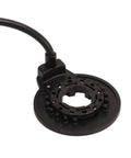 Grippy Anti Slip Dual Hall Sensor E Bike Pedal With High Sensitivity 36V 48V Interface shown with black cable and connector