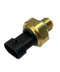 Front view of Oil Pressure Sensor Switch Transducer Replacement for Cummins N14 M11 Engines fits Ram 2500 1998 to 2001 with brass and ABS plastic