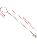 Two Pack Adjustable Gate Latch With Stainless Steel Cable Pull Gate Opener dimensions and design details for precise fit